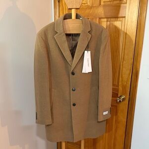 Calvin Klein Men's Brown Trench Coat